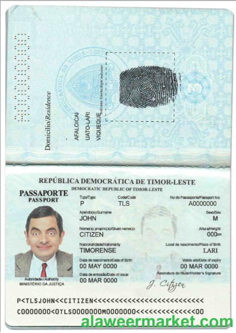 Timor-Leste passport